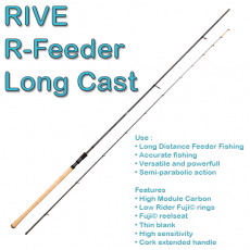 Rive R-Feeder Long Cast Feederrute 3.30m 20-50 Gr. Wurfgewicht, Messeangebot 2020