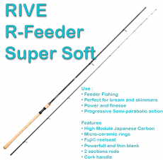 Rive R-Feeder Super Soft 3.30m 10-50 Gr. Wurfgewicht, 2-teilig
