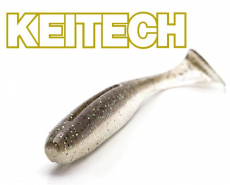 Keitech 3" Easy Shiner - Crystal Shad, 10 Stück