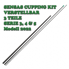 Sensas verstellbares (extendable) Cupping Kit 4.50m - 3-teilig, extrem steif