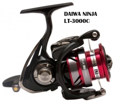 DAIWA Rolle Ninja LT 3000C, 150m/0.23mm, 250 Gramm, Modell 2022