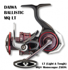 DAIWA Rolle Ballistic MQ LT 3000D, 150m/0.33mm, 215 Gramm, Modell 2021/2022