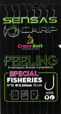 SENSAS GEBUNDENE HAKEN CRAZY BAIT 4315 16/20 (barbless)