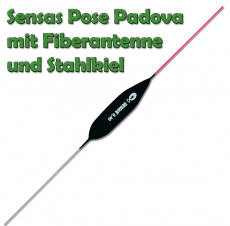 Sensas Pose Padova mit Fiberantenne + Stahlkiel 0.3-1.5 Gramm, neu im Programm