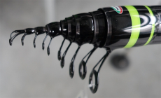 Reglass Ersatz Bolo Rutenspitze Hohlcarbon 1m 4mm unten 1,05mm oben