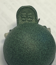 Lotblei Klappgrundsucher pulberbeschichtet 55 Gramm 1 Stück, Rarität