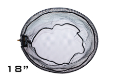 Drennan Kescherkopf gummiert - Acolyte Silverfish 16in (41cm) Hakenresistent, 5mm Masche