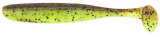 Keitech 3 Easy Shiner - Easy Shiner - Green Pumpkin / Chartreuse, 10 Stück